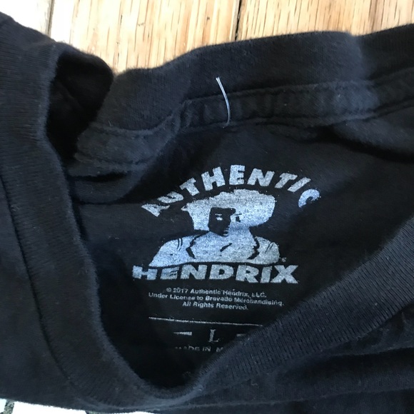 Jimi Hendrix Peace American Flag T-shirt - Picture 3 of 4